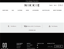 Tablet Screenshot of nikkie.com